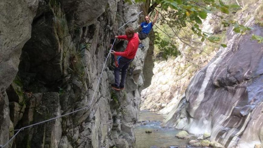 lungo la via ferrata