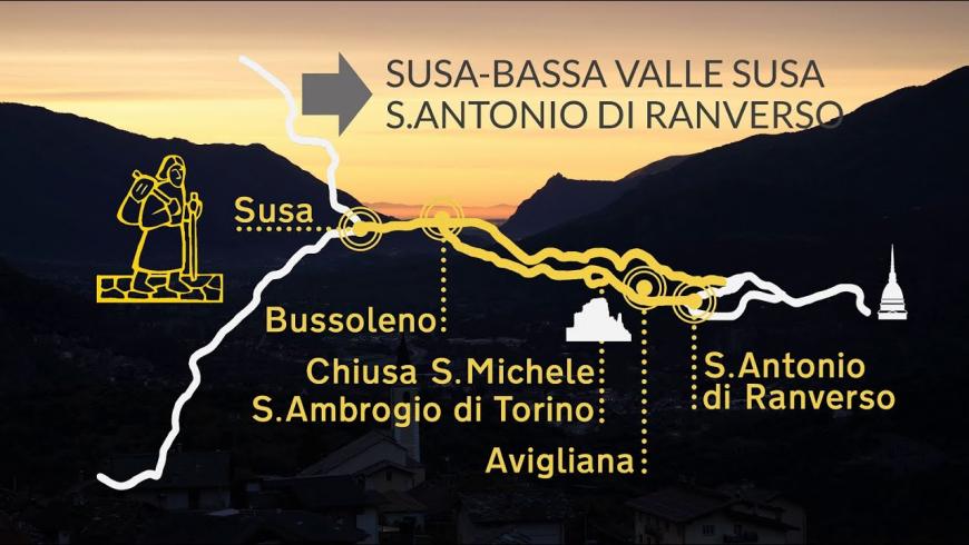 Embedded thumbnail for Via Francigena Val Susa: da Susa alla Precettoria di Sant&#039;Antonio di Ranverso