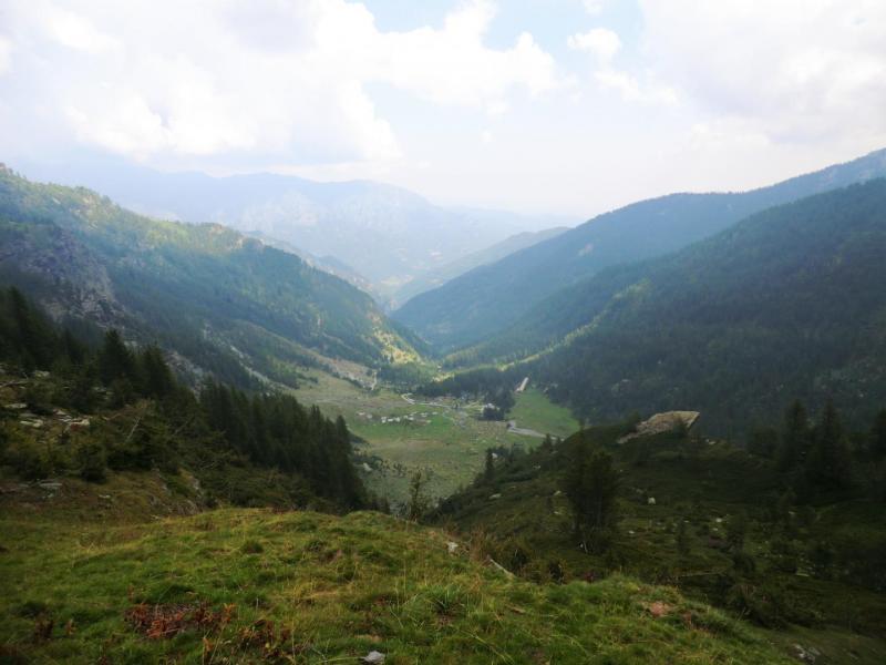 Panorama sulla valle dei Carbonieri